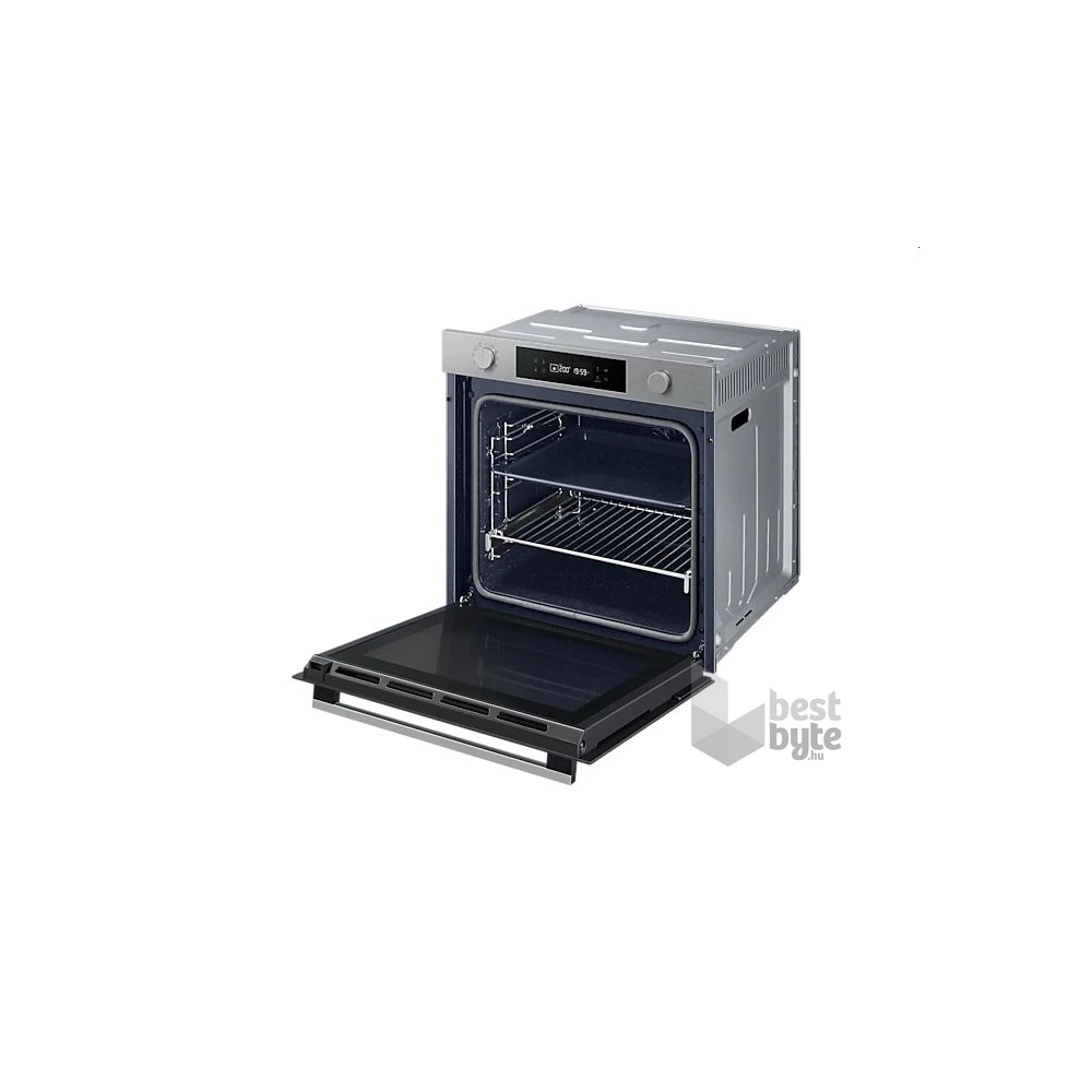 Samsung NV7B41301AS/U3 inox, beépíthető, sütőtér: 76L, grill, légkeverés, pirolitikus, sütő