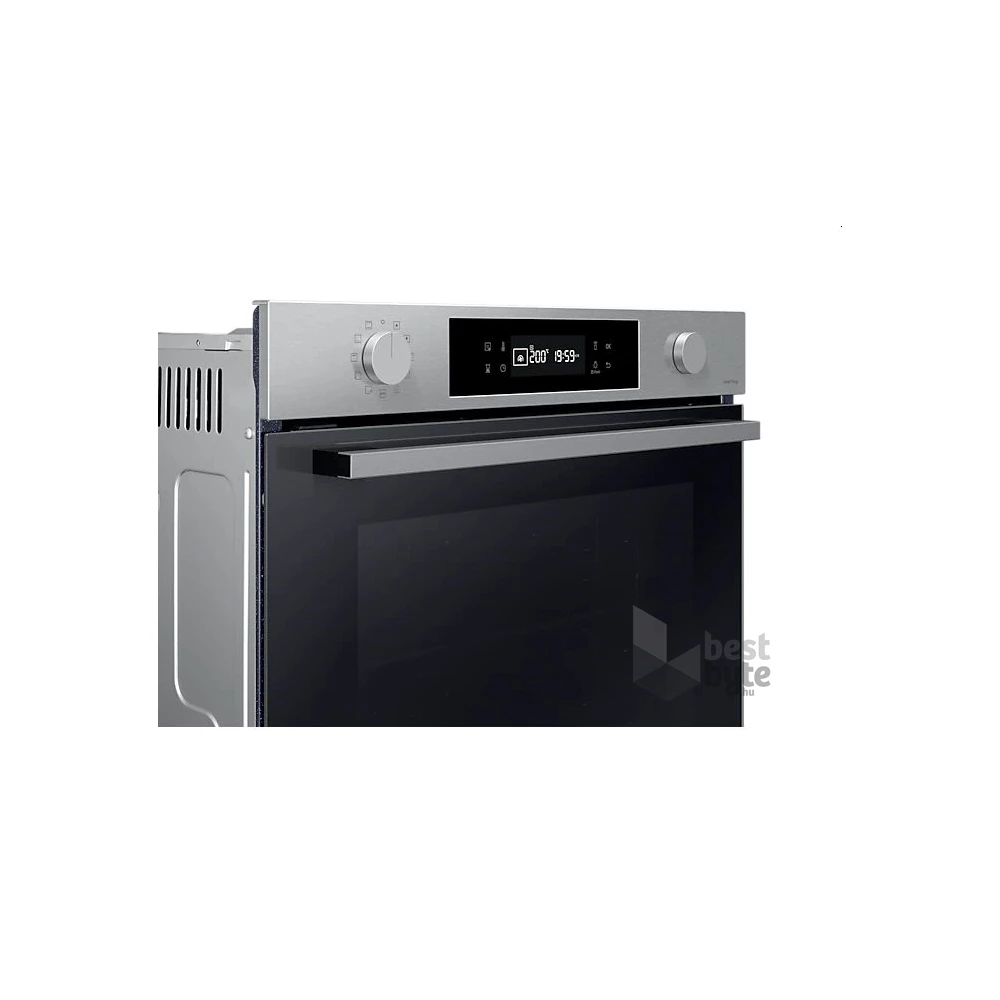 Samsung NV7B41301AS/U3 inox, beépíthető, sütőtér: 76L, grill, légkeverés, pirolitikus, sütő
