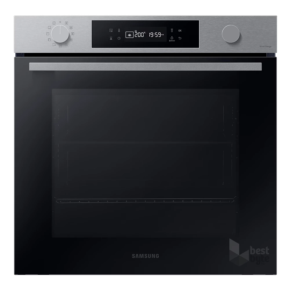 Samsung NV7B41301AS/U3 inox, beépíthető, sütőtér: 76L, grill, légkeverés, pirolitikus, sütő