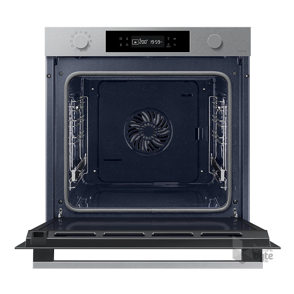 Samsung NV7B41301AS/U3 inox, beépíthető, sütőtér: 76L, grill, légkeverés, pirolitikus, sütő