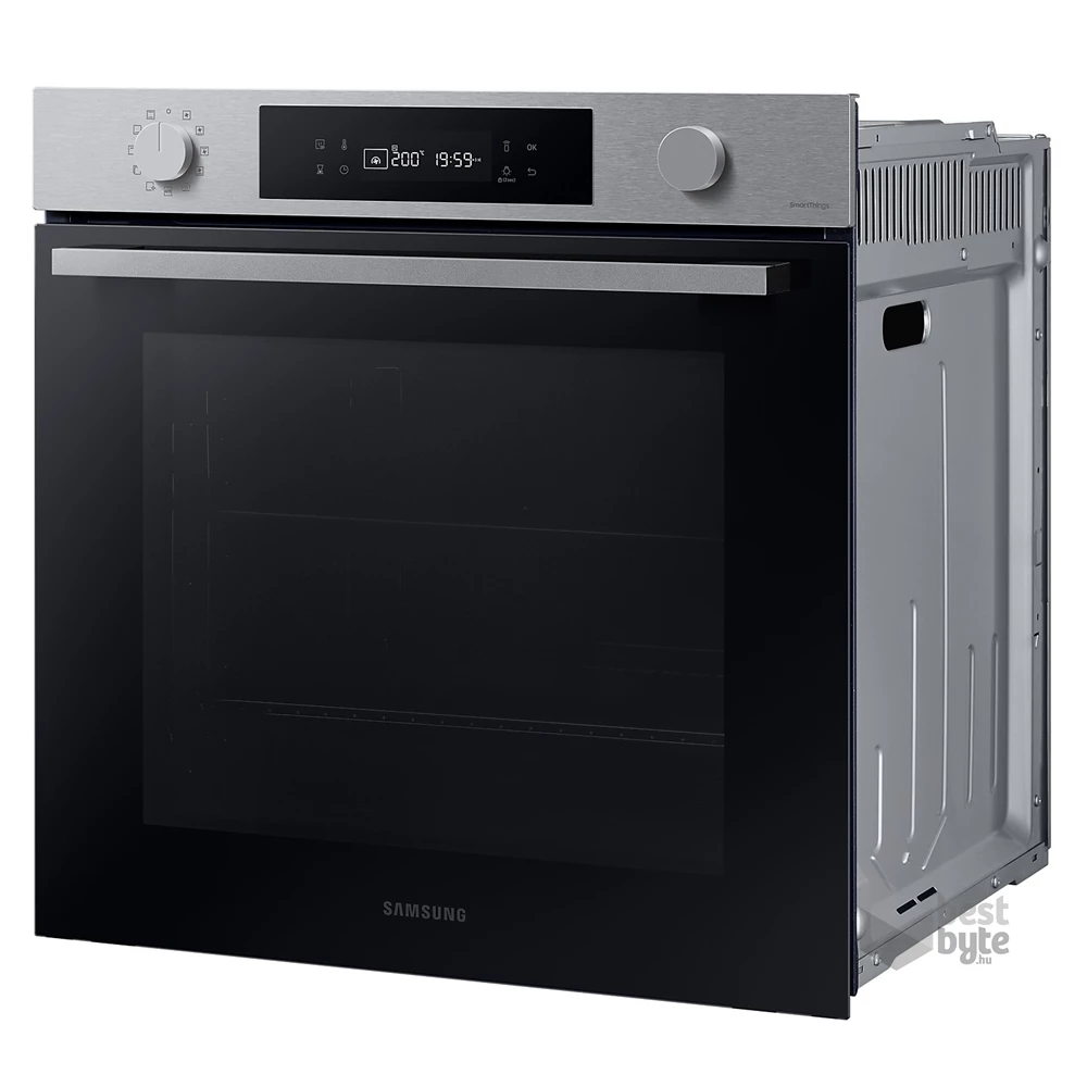 Samsung NV7B41301AS/U3 inox, beépíthető, sütőtér: 76L, grill, légkeverés, pirolitikus, sütő