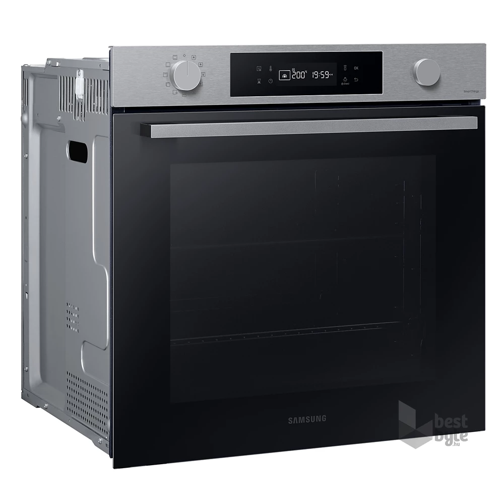 Samsung NV7B41301AS/U3 inox, beépíthető, sütőtér: 76L, grill, légkeverés, pirolitikus, sütő