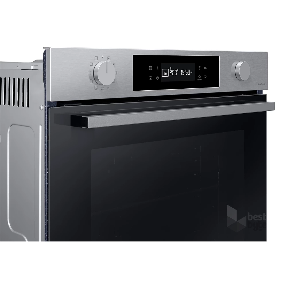 Samsung NV7B41301AS/U3 inox, beépíthető, sütőtér: 76L, grill, légkeverés, pirolitikus, sütő