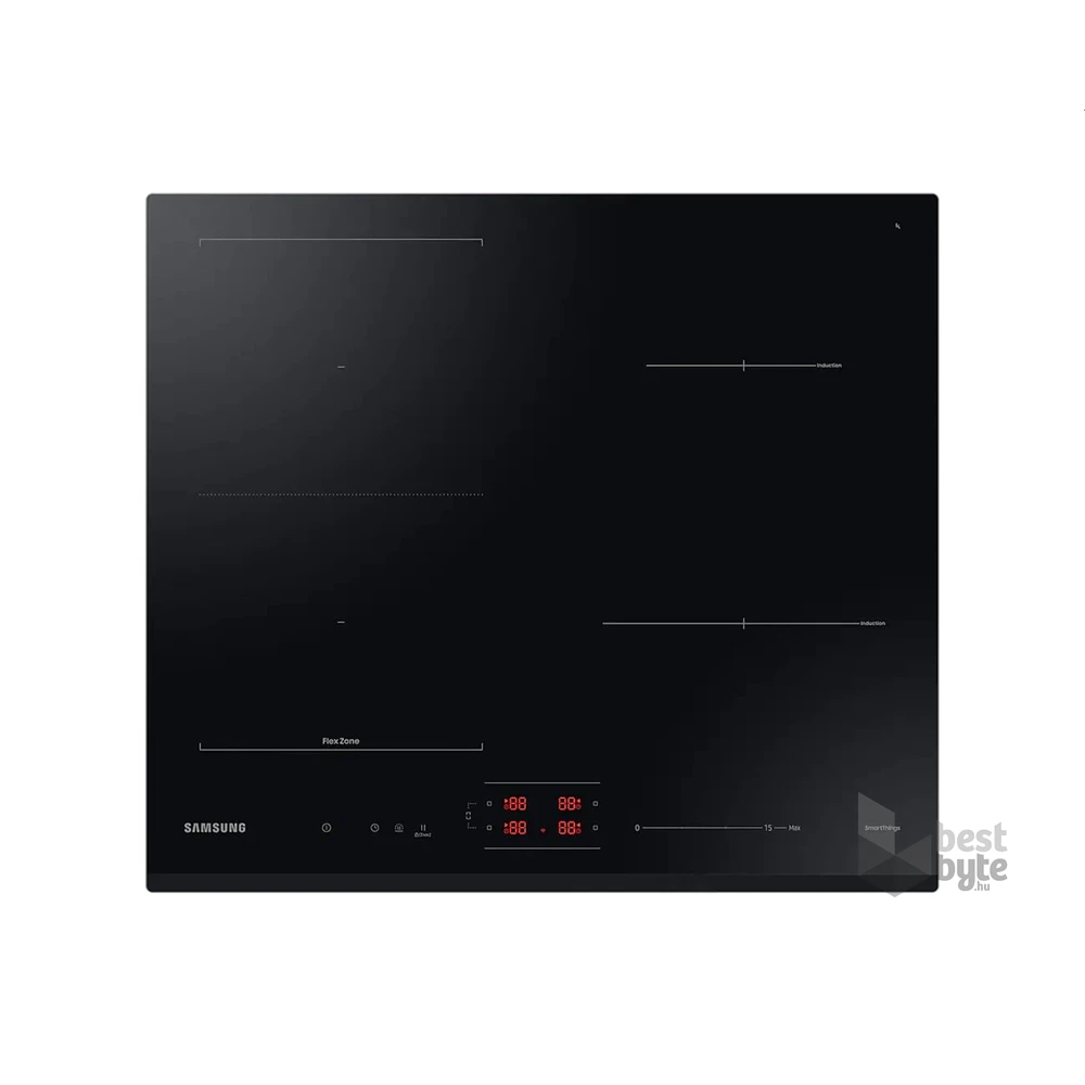 Samsung NZ64B5046GK/U2 fekete, beépíthető, indukciós, főzőzóna: 4, beépíthető méret: 56cm, főzőlap