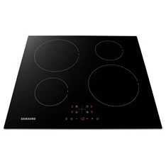 Samsung NZ64F3NM1AB/UR fekete, beépíthető, indukciós, főzőzóna: 4, beépíthető méret: 56cm, főzőlap (Újszerű)