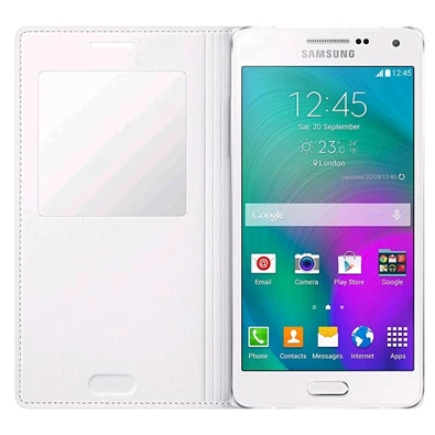 Samsung OSAM-EF-CA500BWEG Galaxy A5 s-view fehér flip tok