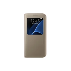 Samsung OSAM-EF-CG935PFEG Galaxy S7 Edge s-view arany bőr tok