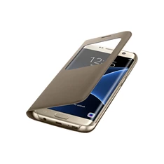 Samsung OSAM-EF-CG935PFEG Galaxy S7 Edge s-view arany bőr tok