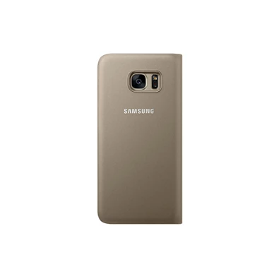 Samsung OSAM-EF-CG935PFEG Galaxy S7 Edge s-view arany bőr tok