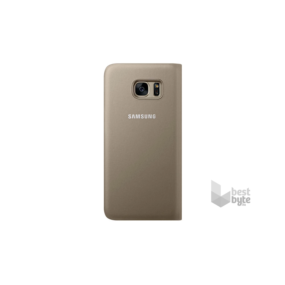 Samsung OSAM-EF-CG935PFEG Galaxy S7 Edge s-view arany bőr tok