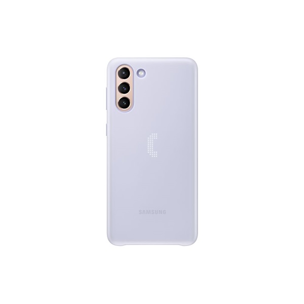 Samsung OSAM-EF-KG996CVEG Galaxy S21+ smart LED lila oldalra nyíló tok