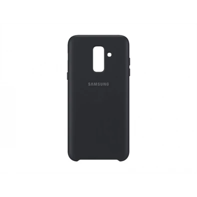 Samsung OSAM-EF-PA605CBEG Samsung Galaxy A6+ fekete oldalra nyíló flip tok
