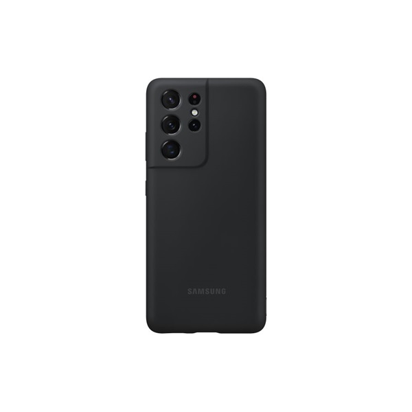 Samsung OSAM-EF-PG998TBEG Galaxy S21 Ultra fekete szilikon védőtok