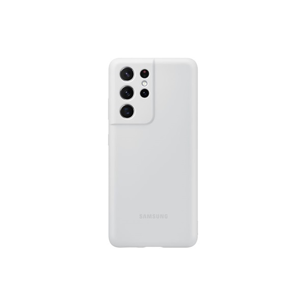 Samsung OSAM-EF-PG998TJEG Galaxy S21 Ultra világosszürke szilikon védőtok