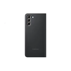 Samsung OSAM-EF-ZG996CBEG Galaxy S21 Plus Smart clear view fekete oldalra nyíló tok