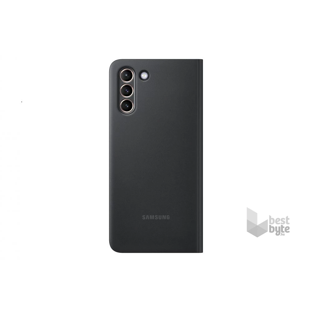 Samsung OSAM-EF-ZG996CBEG Galaxy S21 Plus Smart clear view fekete oldalra nyíló tok