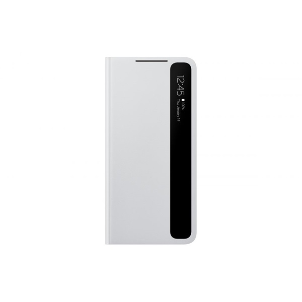 Samsung OSAM-EF-ZG996CJEG Galaxy S21 Plus Smart clear view világosszürke oldalra nyíló tok