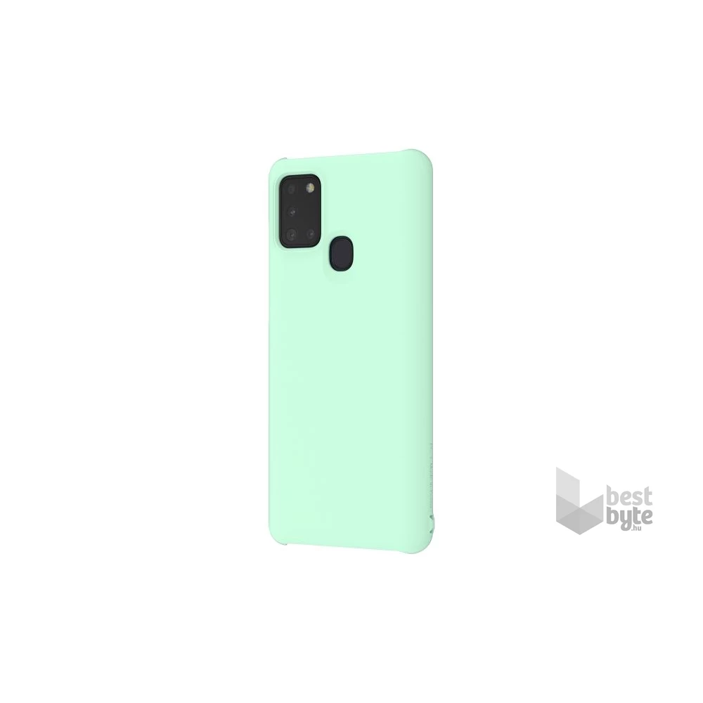 Samsung OSAM-GP-FPA217WSAM Galaxy A21s menta prémium szilikon hátlap