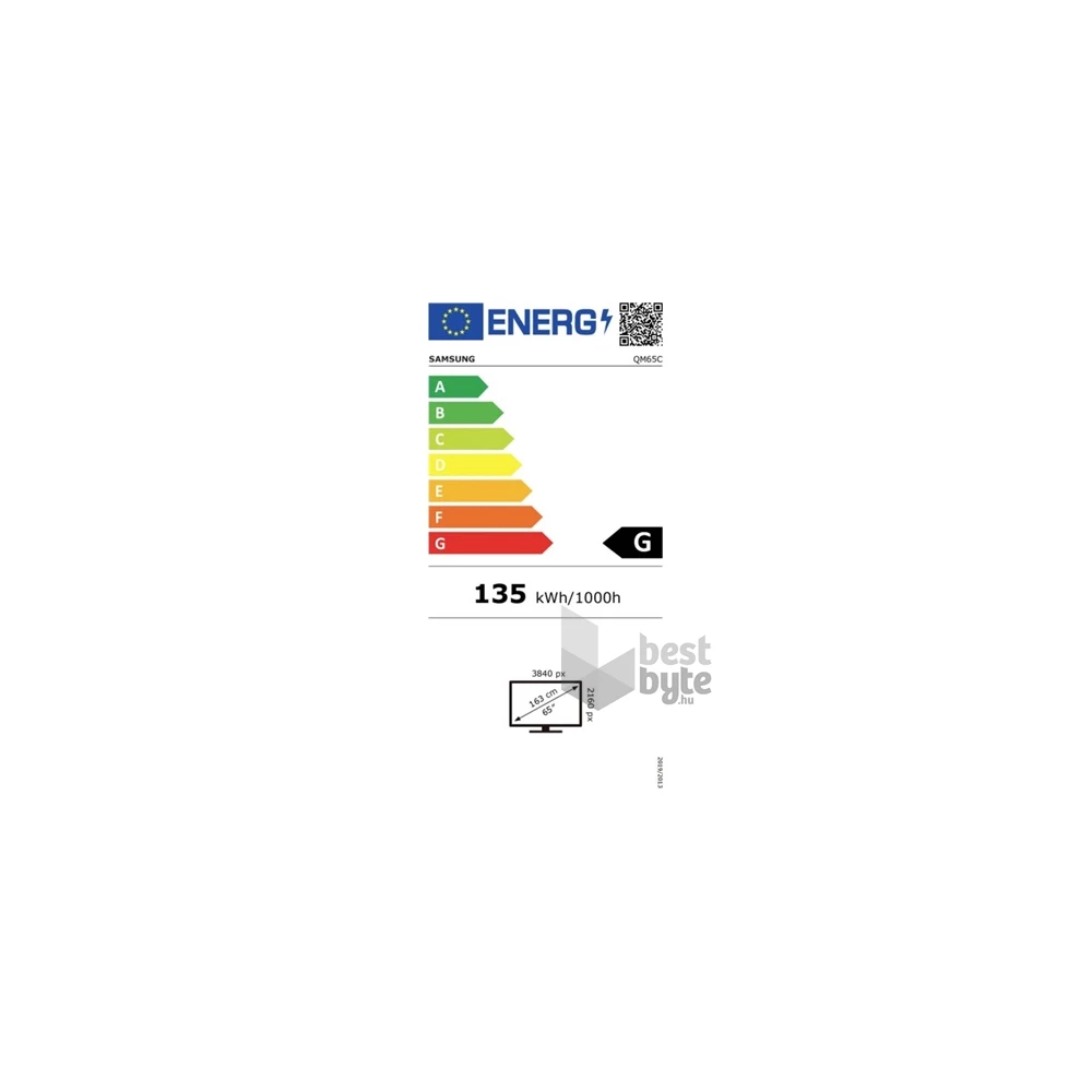 Samsung 65" QMC Crystal Signage 4K UHD VA smart LED LFD kijelző