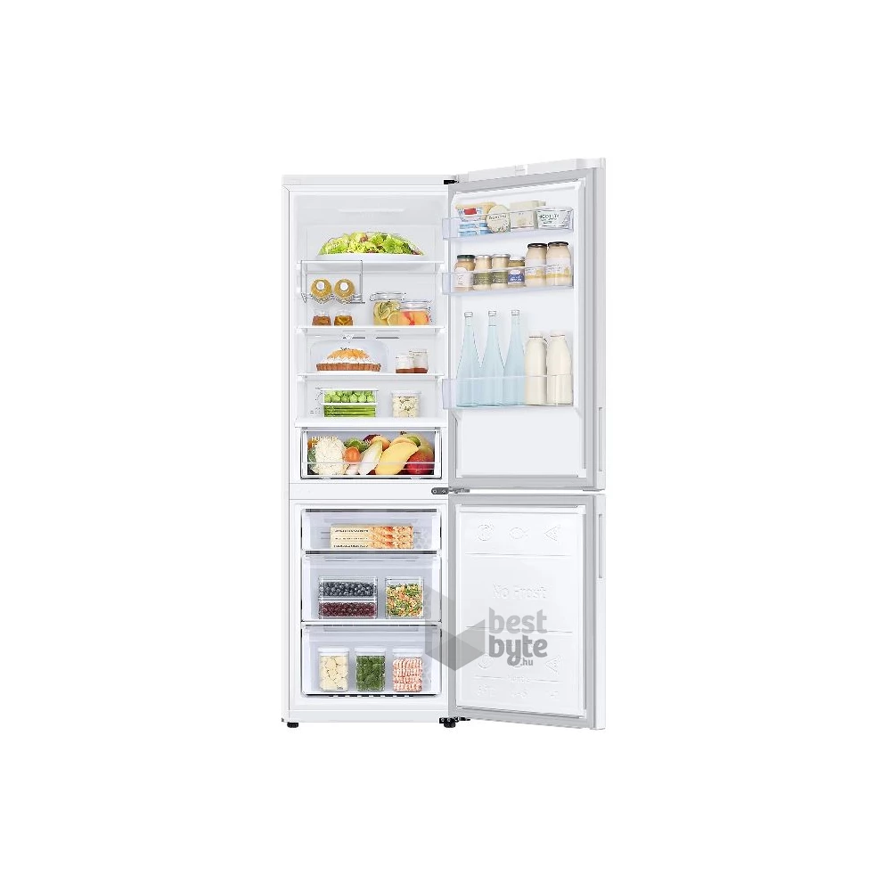 Samsung RB33B612EWW/EF fehér, alulfagyasztós, Hűtő:230L, Fagyasztó:114L, hűtőszekrény