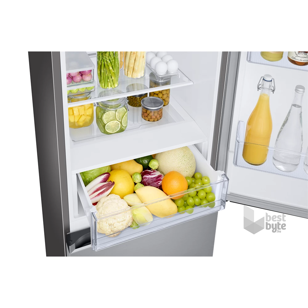 Samsung RB34C600CSA/EF grafit, alulfagyasztós, Hűtő:230L, Fagyasztó:114L, hűtőszekrény