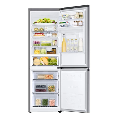 Samsung RB34C632DSA/EF inox, alulfagyasztós, Hűtő:227L, Fagyasztó:114L, hűtőszekrény (Újszerű)