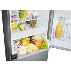 Samsung RB34C632DSA/EF inox, alulfagyasztós, Hűtő:227L, Fagyasztó:114L, hűtőszekrény (Újszerű)