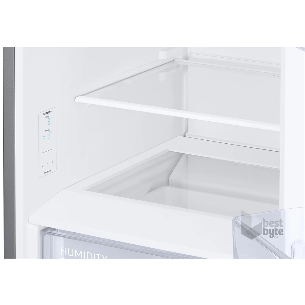 Samsung RB34C632DSA/EF inox, alulfagyasztós, Hűtő:227L, Fagyasztó:114L, hűtőszekrény (Újszerű)