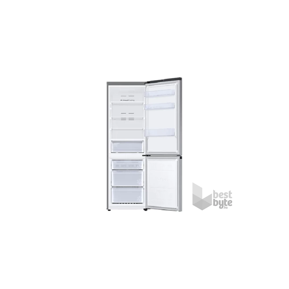 Samsung RB34T600FSA/EF grafit, alulfagyasztós, Hűtő:230L, Fagyasztó:114L, No frost hűtőszekrény