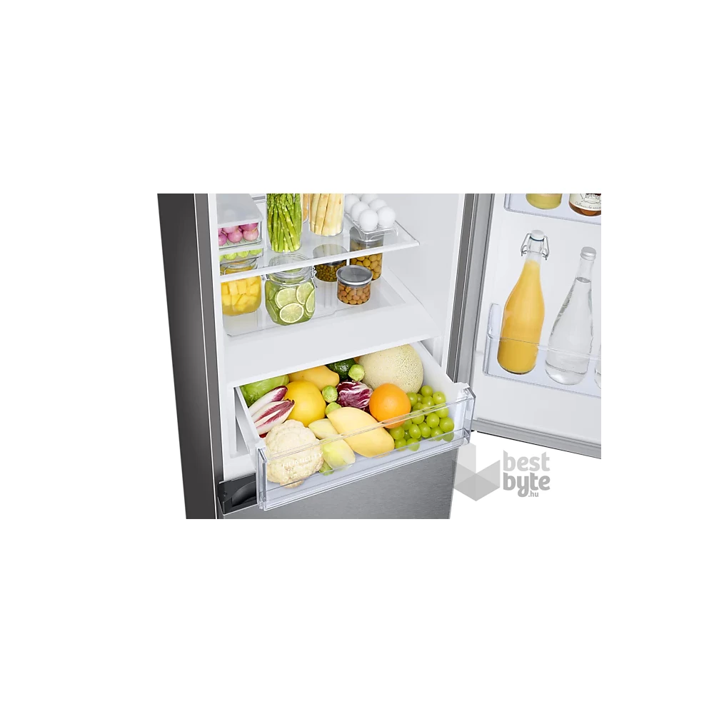 Samsung RB34T670DSA/EF titánszürke, alulfagyasztós, Hűtő:230L, Fagyasztó:114L, No frost hűtőszekrény