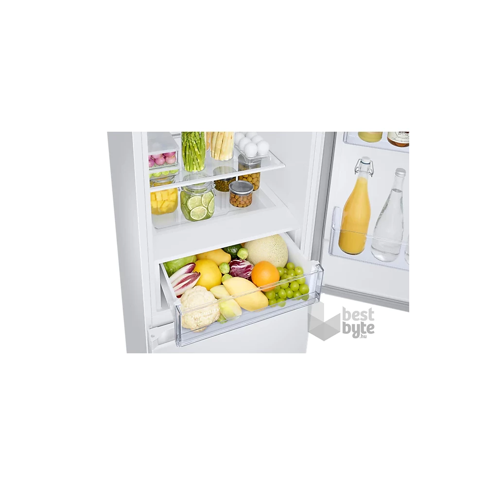 Samsung RB34T670DWW/EF fehér, alulfagyasztós, Hűtő:230L, Fagyasztó:114L, No frost hűtőszekrény