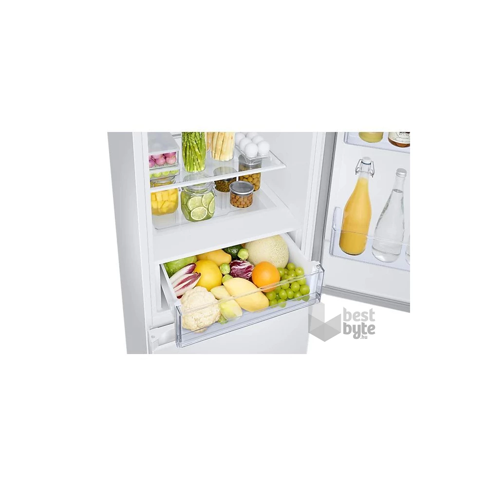 Samsung RB34T670DWW/EF fehér, alulfagyasztós, Hűtő:230L, Fagyasztó:114L, No frost hűtőszekrény (Használt - B)