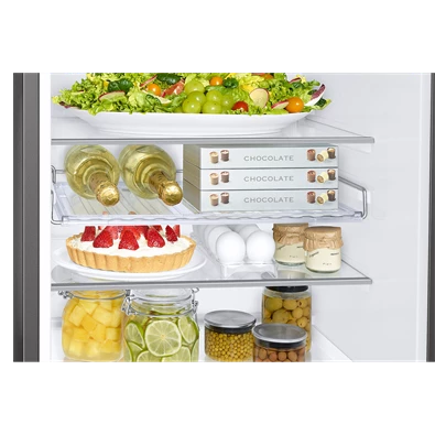 Samsung RB34T675DSA/EF fémszürke, alulfagyasztós, Hűtő:230L, Fagyasztó:114L, hűtőszekrény