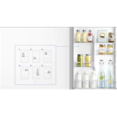 Samsung RB37 J5925SS/EF alulfagyasztós hűtőszekrény