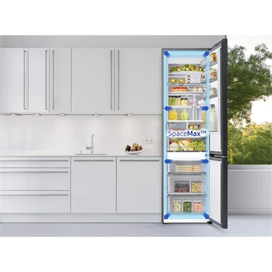 Samsung RB38A6B1DCE/EF krém, alulfagyasztós, Hűtő:276L, Fagyasztó:114L, No frost hűtőszekrény