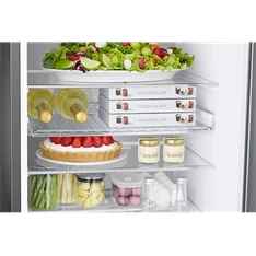 Samsung RB38A7B6AS9/EF inox, alulfagyasztós, Hűtő:273L, Fagyasztó:114L, Twin Cooling Plus hűtőszekrény