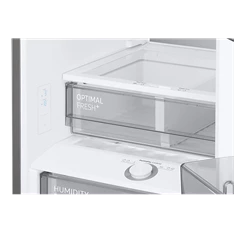 Samsung RB38A7B6AS9/EF inox, alulfagyasztós, Hűtő:273L, Fagyasztó:114L, Twin Cooling Plus hűtőszekrény
