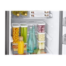 Samsung RB38A7B6AS9/EF inox, alulfagyasztós, Hűtő:273L, Fagyasztó:114L, Twin Cooling Plus hűtőszekrény