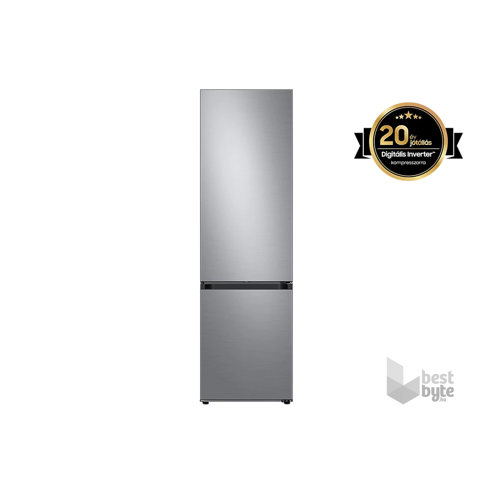 Samsung RB38A7B6AS9/EF inox, alulfagyasztós, Hűtő:273L, Fagyasztó:114L, Twin Cooling Plus hűtőszekrény