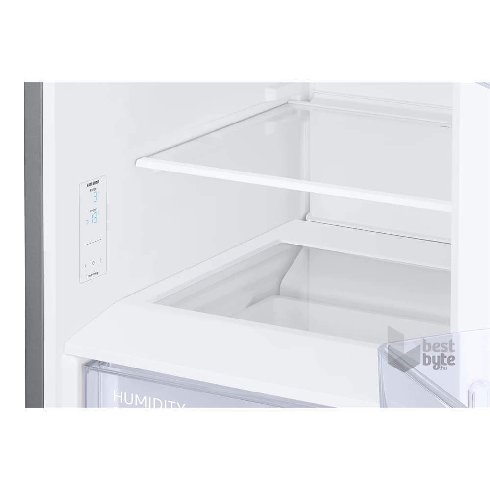 Samsung RB38C600CS9/EF inox, alulfagyasztós, Hűtő:276L, Fagyasztó:114L, hűtőszekrény