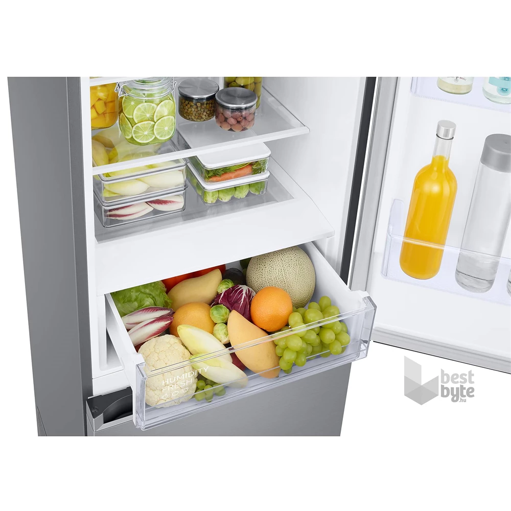 Samsung RB38C600CS9/EF inox, alulfagyasztós, Hűtő:276L, Fagyasztó:114L, hűtőszekrény