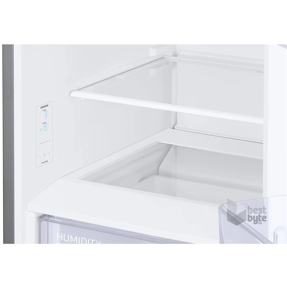 Samsung RB38C600CS9/EF inox, alulfagyasztós, Hűtő:276L, Fagyasztó:114L, hűtőszekrény