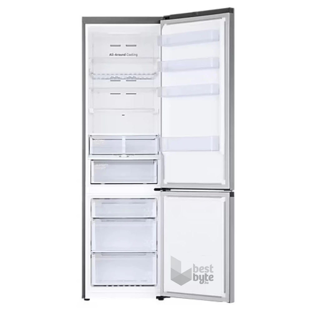 Samsung RB38C672ESA/EF inox, alulfagyasztós, Hűtő:276L, Fagyasztó:114L, hűtőszekrény