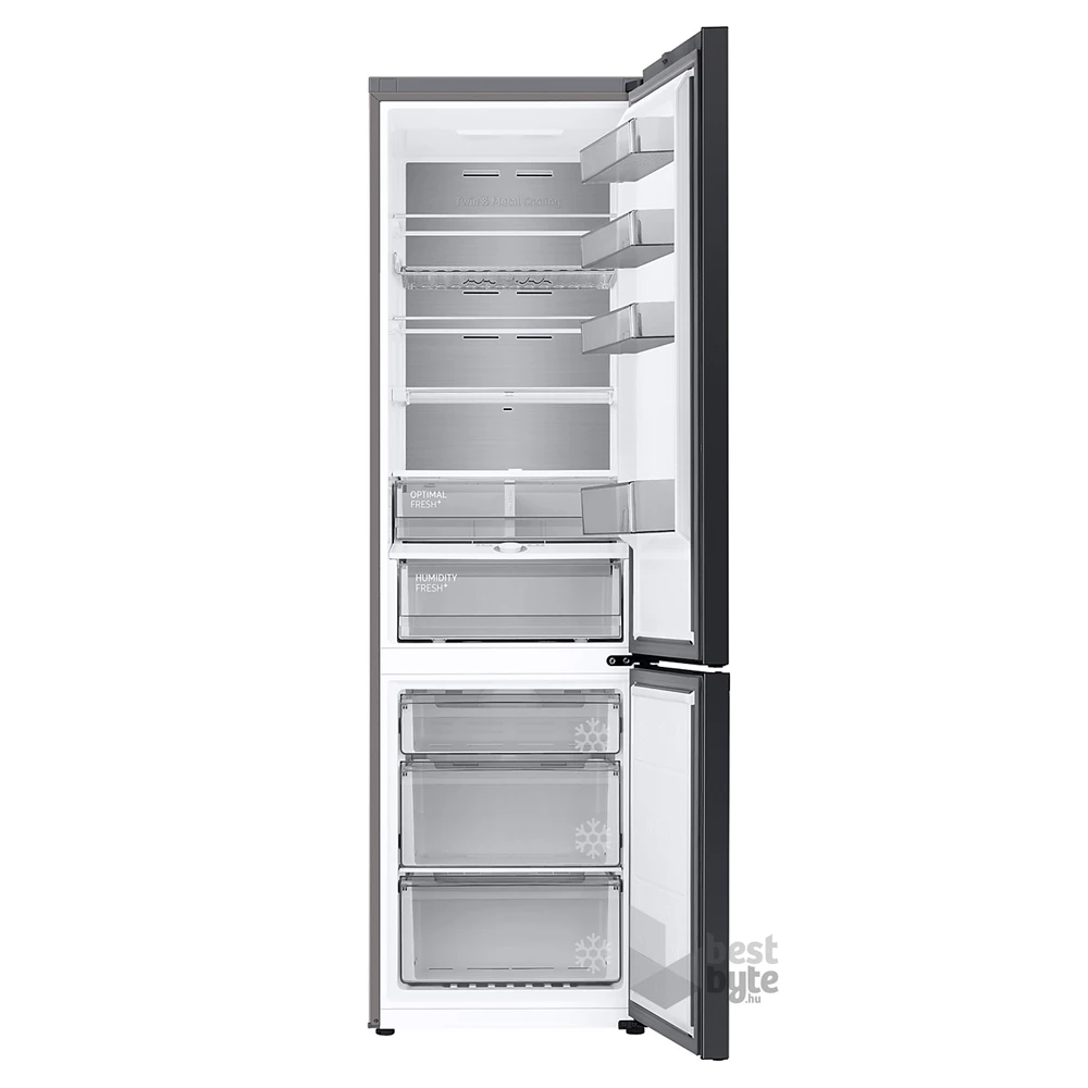 Samsung RB38C7B6CS9/EF inox, alulfagyasztós, Hűtő:276L, Fagyasztó:114L, hűtőszekrény