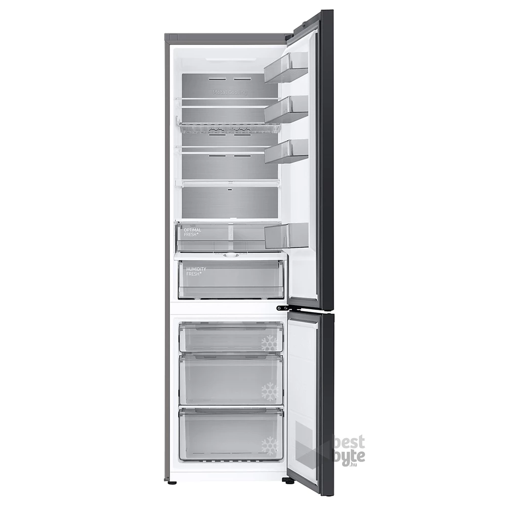 Samsung RB38C7B6D12/EF fehér, alulfagyasztós, Hűtő:276L, Fagyasztó:114L, hűtőszekrény