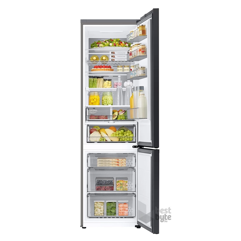 Samsung RB38C7B6D12/EF fehér, alulfagyasztós, Hűtő:276L, Fagyasztó:114L, hűtőszekrény