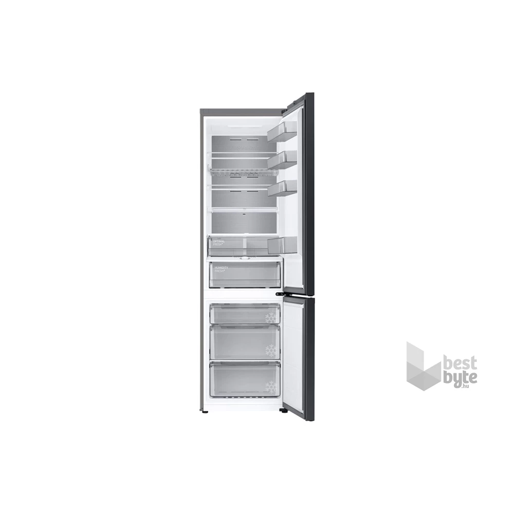 Samsung RB38C7B6DB1/EF fekete, alulfagyasztós, Hűtő:276L, Fagyasztó:114L, hűtőszekrény (Újszerű)