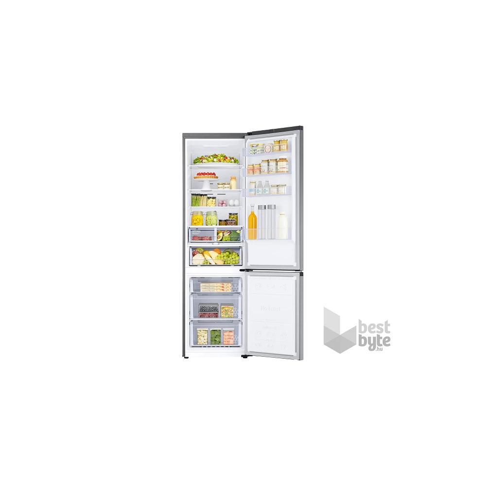 Samsung RB38T603DSA/EF ezüst, alulfagyasztós, Hűtő:276L, Fagyasztó:114L, No frost hűtőszekrény