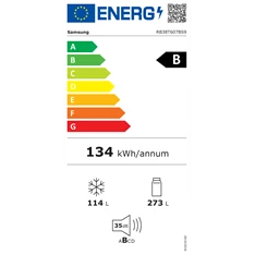Samsung RB38T607BS9/EF alulfagyasztós hűtőszekrény