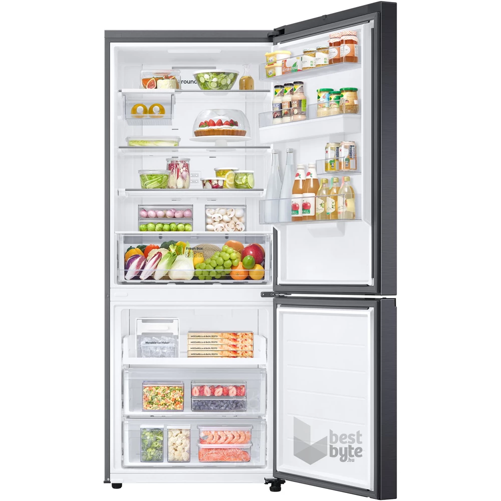 Samsung RB50DG632EB1EO alulfagyasztós, Hűtő:340L, Fagyasztó:168L, hűtőszekrény